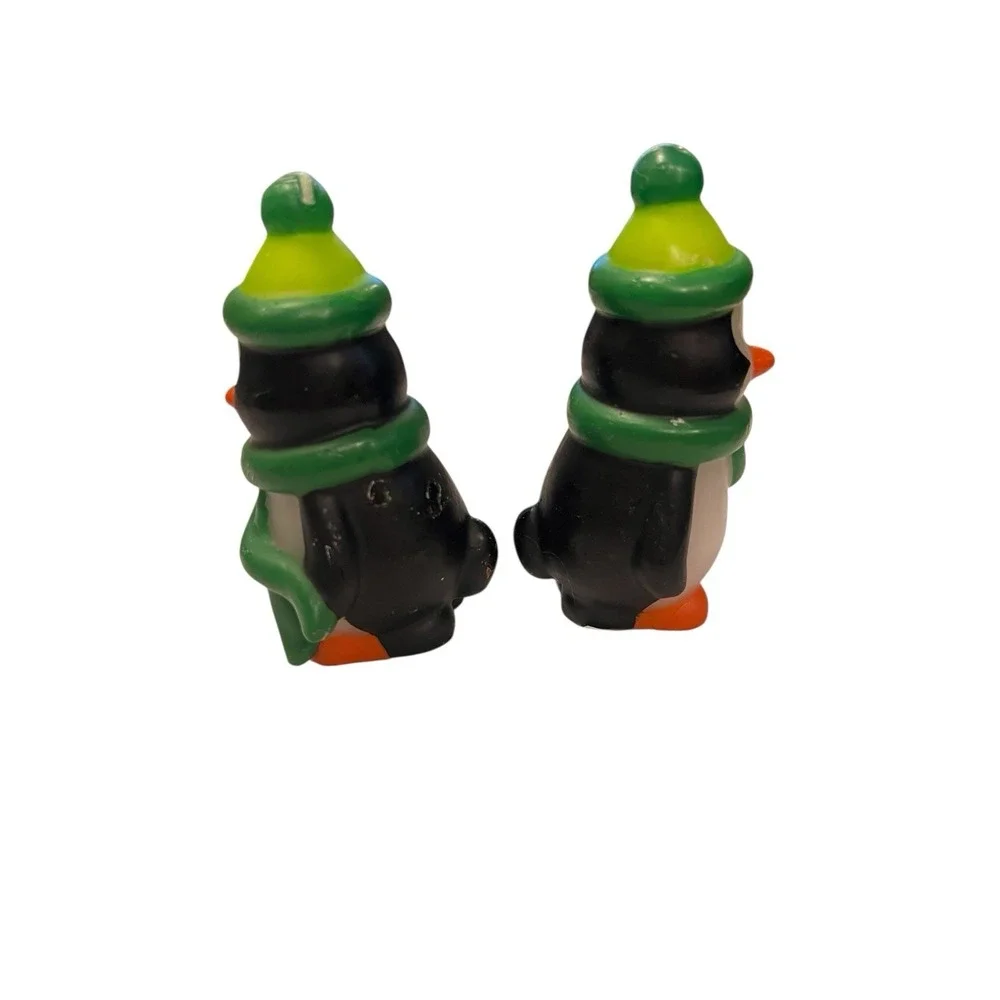 Holiday Time 2 Pack Penguin Candle‎ Set ~ 4